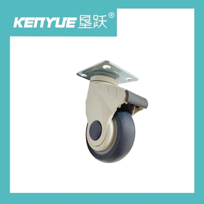 شراء Swivel Mobile Plastic Hospital CE TPR Medical Castor Wheels مع الفرامل التصنيع عبر الإنترنت