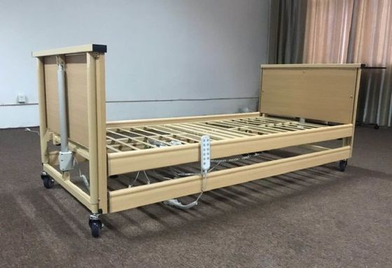 شراء أثاث طبي 5 وظيفة ICU 820MM سرير مستشفى كهربائي خشبي التصنيع عبر الإنترنت