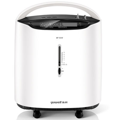 شراء Yuwell العلامة التجارية 5L Medical Oxygen Concentrator Flow 93٪ Oxygen Generator Machine التصنيع عبر الإنترنت