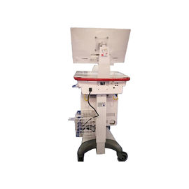 قابل للتعديل الكمبيوتر يقف العربات ABS مع طاولة العمل الطول 890mm-1290mm