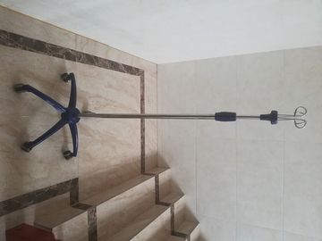 قابل للإزالة المنقولة الرابع اكسسوارات القطب غير القابل للصدأ شنق الأشياء على Sickbed