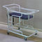 سرير أطفال مستشفى شفاف قابل للتعديل بزاوية قابلة للتعديل
