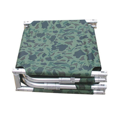 سبائك الألومنيوم 160Kgs Armygreen الإنقاذ قابلة للطي نقالة مع عجلات