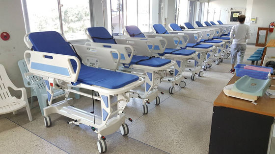 عربة نقالة هيدروليكية للطوارئ بتحكم مركزي فاخر