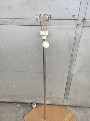 SUS Medical Drip Stand IV مستشفى بالتنقيط حامل OEM ارتفاع قابل للتعديل