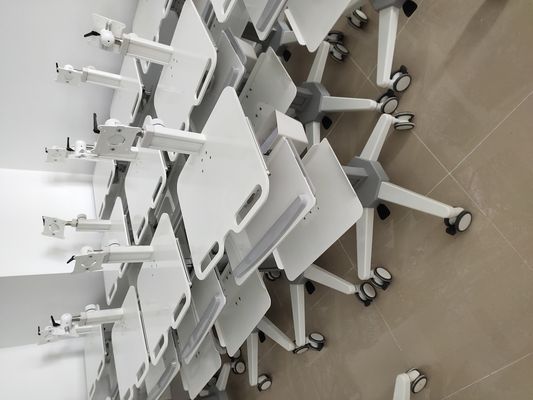 قابل للتعديل ارتفاع مكتب الكمبيوتر محطة العمل عربة عربة متحركة متكاملة