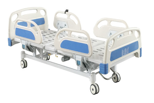 ICU Ward Room Electric مستشفى سرير أزرق وأبيض