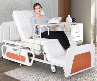 سرير طبي الظهر قابل للتعديل الدورية مستشفى التمريض الكهربائية سرير للمنزل في الأبيض
